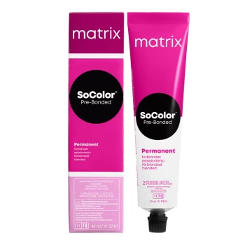 Image of Matrix SoColor Pre-Bonded Permanent Hair Colour, Blended Natural, Neutral Palette - 4NW 90ml