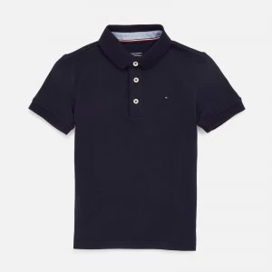 Image of Tommy Hilfiger Boys' Short Sleeve Polo Shirt - Sky Captain - 14 Years