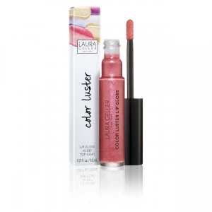 Image of Laura Geller Colour Luster Lip Gloss Hi Def Top Coat Rose Tourmaline