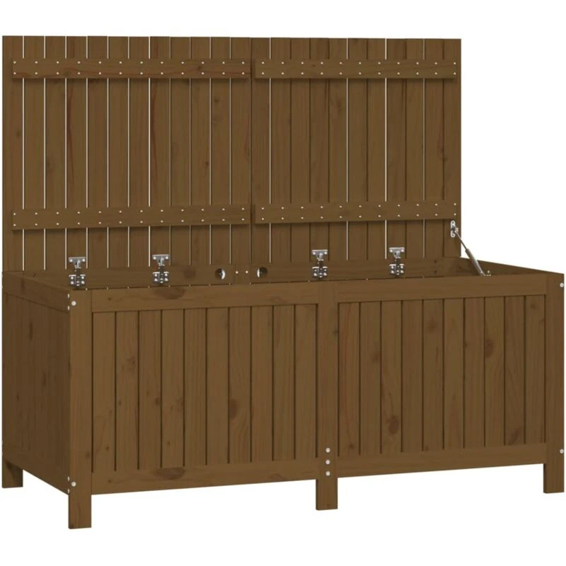 Image of VIDAXL Garden Storage Box Honey Brown 147x68x64cm Solid Wood Pine Vidaxl 8720845678098