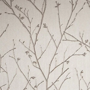 Image of Boutique Water Silk Sprig Ivory Decorative Wallpaper - 10m