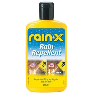 Image of Rain X Yellow Mirror & windscreen Rain repellent wax 0.2L Bottle