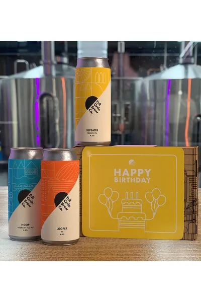 Image of Full Circle Brewery Happy Birthday 3 Can Gift Pack