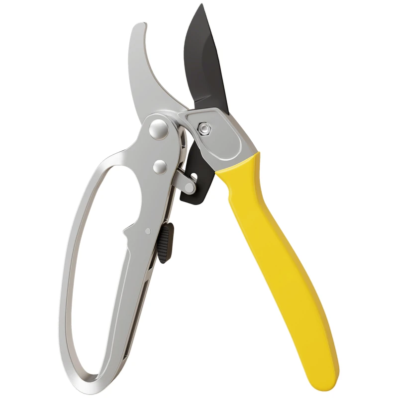 Image of Outsunny Outsunny 8" Garden Secateurs, Pruning Shears Heavy Duty with SK5 Blade