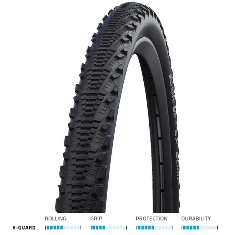 Image of Schwalbe CX Comp LiteSkin Black 28x1.20 700x30c Tire