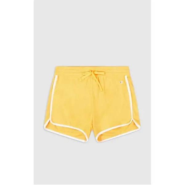 Image of Champion Orange C Logo Contrast Trim Shorts