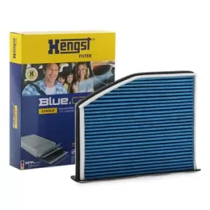 Image of HENGST FILTER Pollen filter E998LB Filter, interior air,Cabin filter VW,AUDI,SKODA,Golf V Schragheck (1K1),TOURAN (1T1, 1T2),Passat Variant (3C5)
