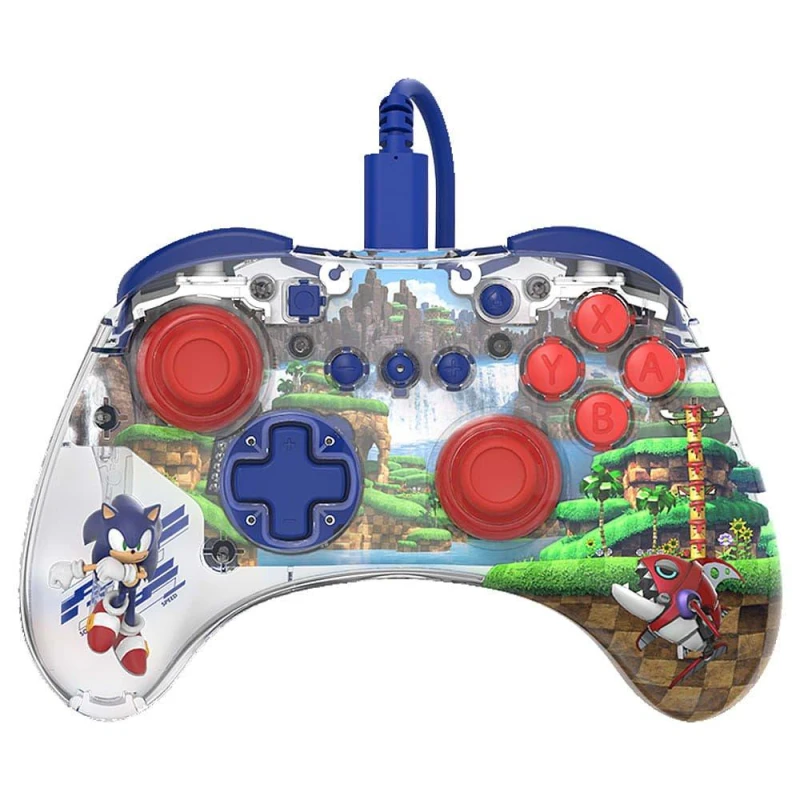 Image of PDP REALMz Wired Controller: Sonic Green Hill Zone, For Nintendo...
