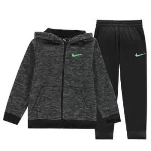 Image of Nike Marl Tracksuit - Black