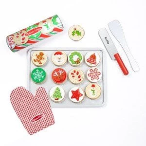 Image of Melissa and Doug Slice and Bake Christmas Cookie Play Set 3 years