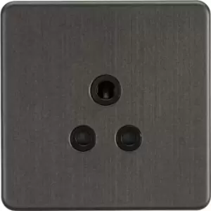 Image of KnightsBridge Screwless 5A Unswitched Socket - Smoked Bronze
