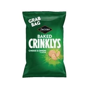 Image of Jacobs Crinklys Cheese and Onion Grab Bag Pack of 30 27812