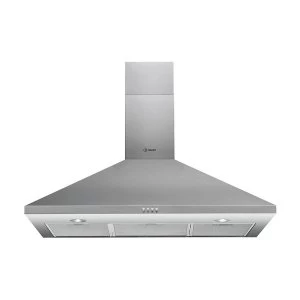 Image of Indesit IHPC94LMX 90cm Chimney Cooker Hood