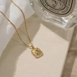 Image of December Birthstone 18ct Gold Plated Necklace BS012_GP