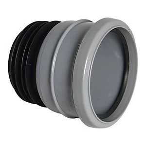 Image of FloPlast SP140G Universal Pipe Connector - Grey 110mm