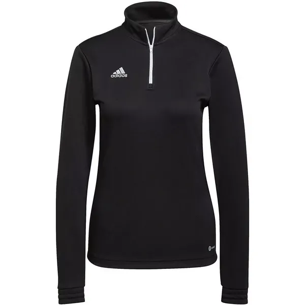 Image of adidas Entrada 22 Training Top Womens Long Sleeve Performance T-Shirts 8 (XS) Black 63006803310