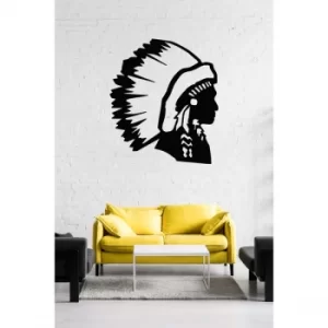 Image of Indian Chef Black Decorative Metal Wall Accessory