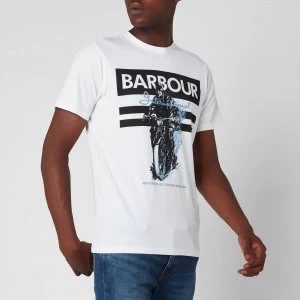Image of Barbour International Mens Heritage T-Shirt - White - M