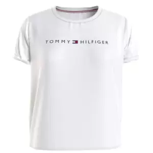 Image of Tommy Hilfiger Tommy Bodywear Origin Short Sleeve Crop Tee Womens - White