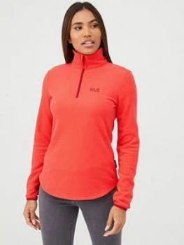 Image of Jack Wolfskin Echo Fleece - Red , Red Size M Women