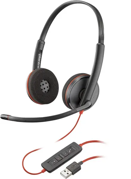 Image of HP POLY Blackwire C3220 UC Headset Wired Handheld Office/Call center USB Type-A Black 7S4L0AA