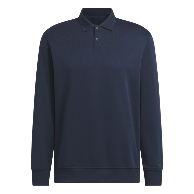 Image of adidas Go-to Long Sleeve Polo Shirt Mens - Blue Blue S