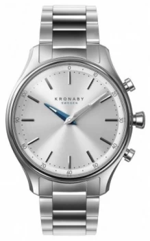 Image of Kronaby 38mm SEKEL Bluetooth Stainless Steel Bracelet A1000- Watch