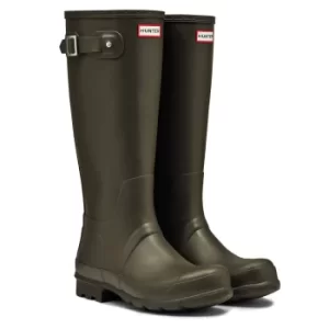Image of Hunter Mens Original Tall Wellington Boots Dark Olive 8 (EU42)