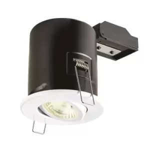 Image of Collingwood Adjustable IP20 Fire-Rated PAR16 LED GU10 Downlight White - CWFRC007