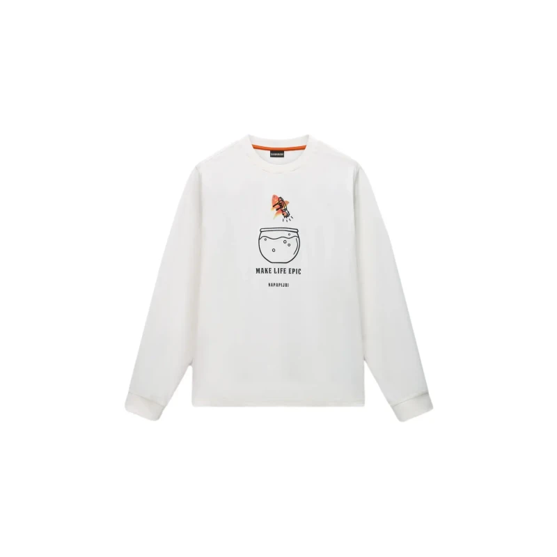 Image of Sweatshirt Napapijri Sol Blanc Male M