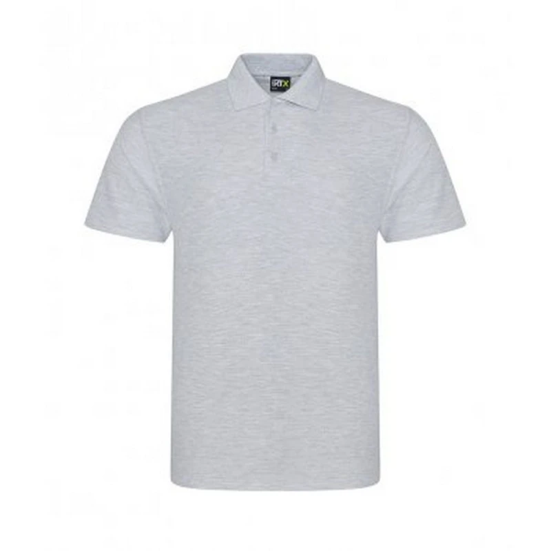 Image of PRORTX PRORTX Men Pro Pique Polo Shirt in Grey Size: X-Small Grey XS Male 5059000113321