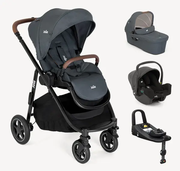 Image of Joie Versatrax On The Go Bundle Travel System - Moonlight