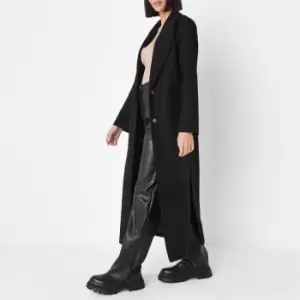Image of Missguided Tall Longline Formal Coat - Black