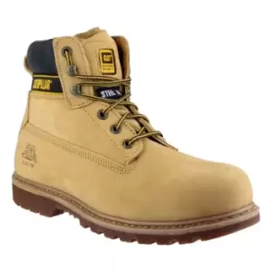 Image of Caterpillar Holton S3 Goodyear Welted Safety Honey Size 14