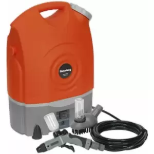Image of Loops - 17L Rechargeable Pressure Washer - 6m Hose - Variable Nozzle - Cordless