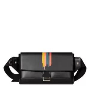 Image of Paul Smith Painted Stripe Crossbody Bag - Black