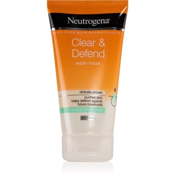 Image of Neutrogena Clear Defend Wash-Mask 150ml
