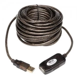 Image of Tripp Lite USB A 2.0 Active Extension Cable 16ft