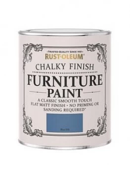 Image of Rust-Oleum Rust-Oleum Chalky Furniture Paint Blue Silk 750Ml