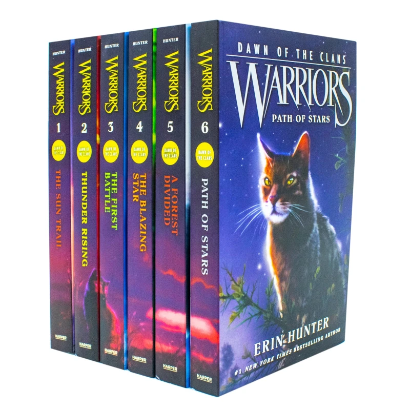 Image of Warriors Cats Dawn of The Clans Prequel Book 1-6 Collection Set By Erin Hunter Series 5 Erin Hunter Books