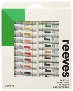 Image of Reeves Acrylic 10ml Set 24 Pieces