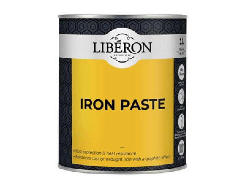 Image of Liberon 'Iron Paste' 1 litre Black unisex