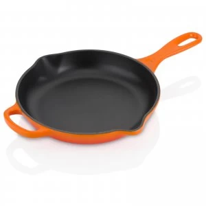 Image of Le Creuset Signature Cast Iron Skillet - 23cm - Volcanic