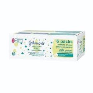 Image of Johnsons Baby Wipes Extra Sensitive (Pack of 336) TOJOH668