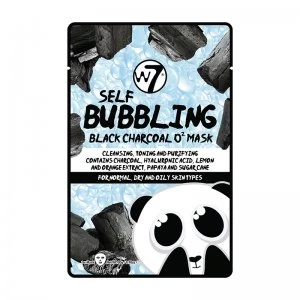 Image of W7 Self Bubbling Black Charcoal O2 Mask 20g