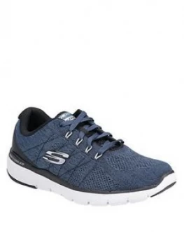Image of Skechers Flex Advantage 3.0 Stally Trainer - Blue