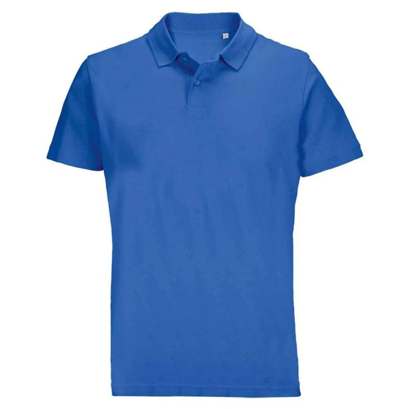 Image of SOL'S Mens Pulse Pique Polo Shirt in Blue Size: Small Blue Male S