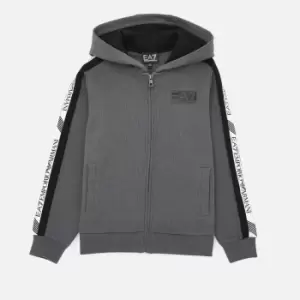 Image of EA7 Boys' Logo Series Sweatshirt - Iron Gate - 8 Years