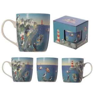 Image of Puffin Cove Seaside New Bone China Mug