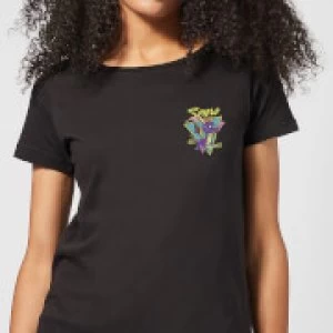 Image of Spyro Retro Pocket Womens T-Shirt - Black - 4XL - Black